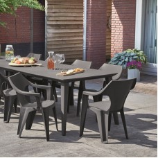 KETER. Scaun plastic graphite Dante..